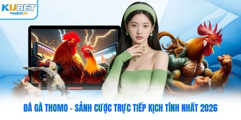 Đá Gà Thomo Kubet - Sảnh Cược Trực Tiếp Kịch Tính Nhất 2026